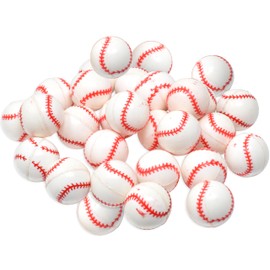 25 Bouncy Balls for Kids Party Favors | Baseball Bouncy Ball 27mm | Superball Small Rubber Balls for Kids