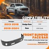 KUAFU Front Bumper Face Bar Compatible with 2013-2018 Dodge Ram