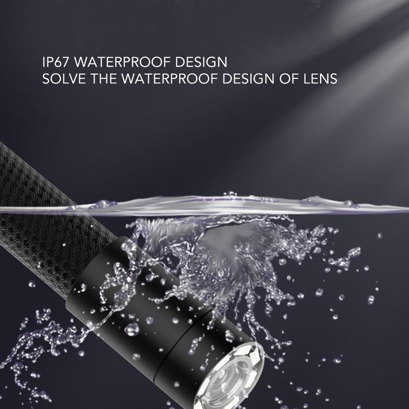 WiFi Endoscope 360 Degree Rotation Wireless 1080P HD Borescope with