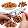 WeddHuis High-quality nutcracker, stainless steel, walnut cracker with non-slip handle,