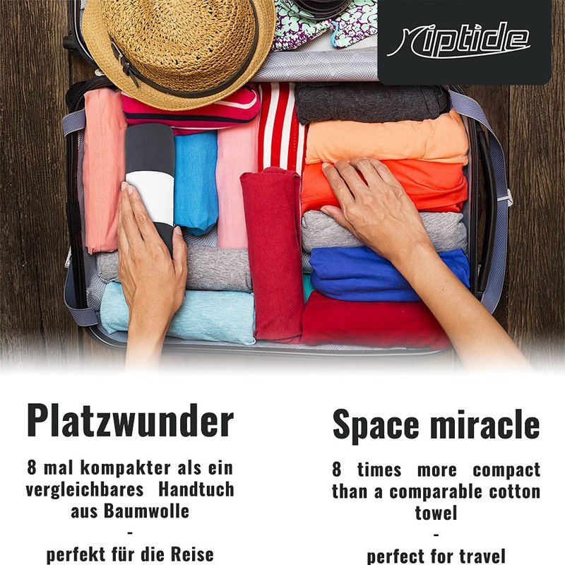 riptide Beach towel 200x90cm Red/White