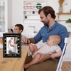HEYINSHEN First Father's Day Picture Frame for Dad Wood Daddy