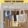 FINDMAG Pack of 6 Extra Strong Magnetic Hooks, Silver, 100