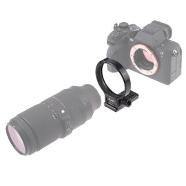 Hersmay Tripod Collar Mount Ring for Sigma 100-400 F5-6.3 DG DN OS Lens(E Mount/L Mount/FX Mount),for Sigma 105mm F1.4 DG HSM Art(EF Mount/FX Mount/E Mount/L Mount) Built-in Arca Quick Release Plate