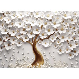 Flower Tree Puzzles for Adults 1000 Pieces Nature, Hard Floral Jigsaw Puzzle, Pretty Plant Orchid Puzzle