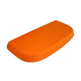 Spandex Fabric Cover for a lid Toilet Tank - Handmade USA (Orange)