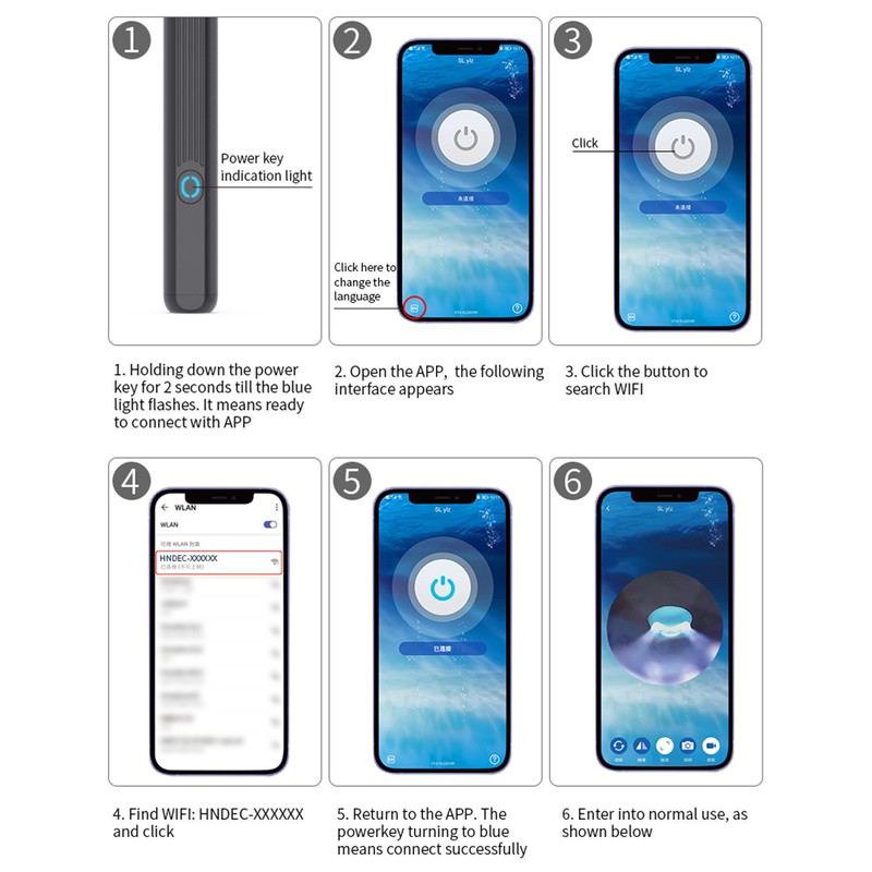 Rechargeable Ear Cleaner Wireless Visual Ear Wax Remover Ear Picking