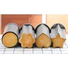 Tiger Crown Bread Pan Shape, Silver, 3.0 x 8.7 x