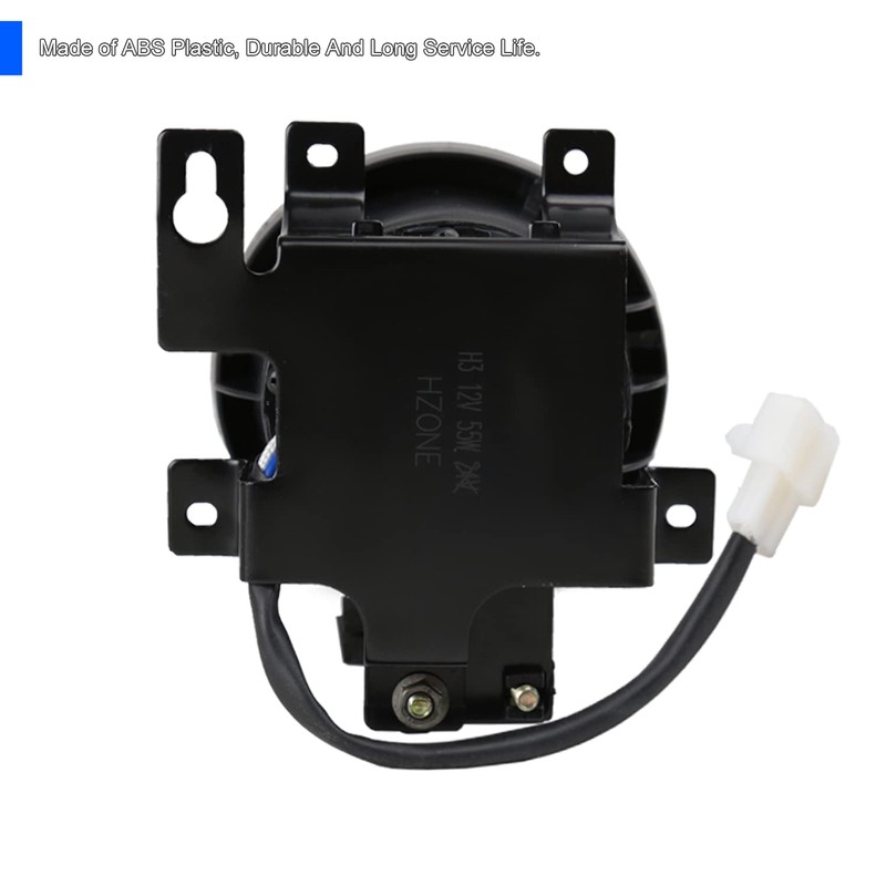 Spec-D Tuning Clear Bumper Driving Fog Lights + Bulbs +