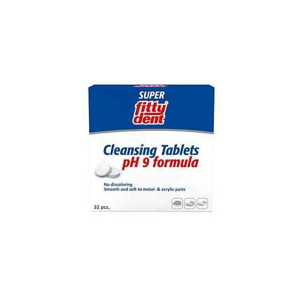 PWL Fittydent Denture Cleansing Tablets 32 per Pack