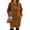 Miselon Sweatshirts for Women Crewneck Long Sleeve Fleece Tunic Tops