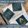 Faivykyd Pisces Birthday Crystals Gifts - w/50 Daily Affirmations Cards