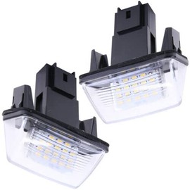 Modifycar LED License Plate Light Suitable for Peugeot | 407, 5008, Expert, Traveller | from 2004 Onwards Canbus SMD License Plate Light White