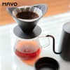 MAVO Coffee Dripper, Pour Over Ceramic Coffee Dripper with Tray,