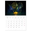 The firework (Monthly Wall Calendar 2026 16.5" x 23.4" (open)),