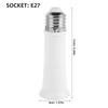 DECHOUS Light Socket Extender, 2Pcs Light Bulb Socket Extender Outdoor