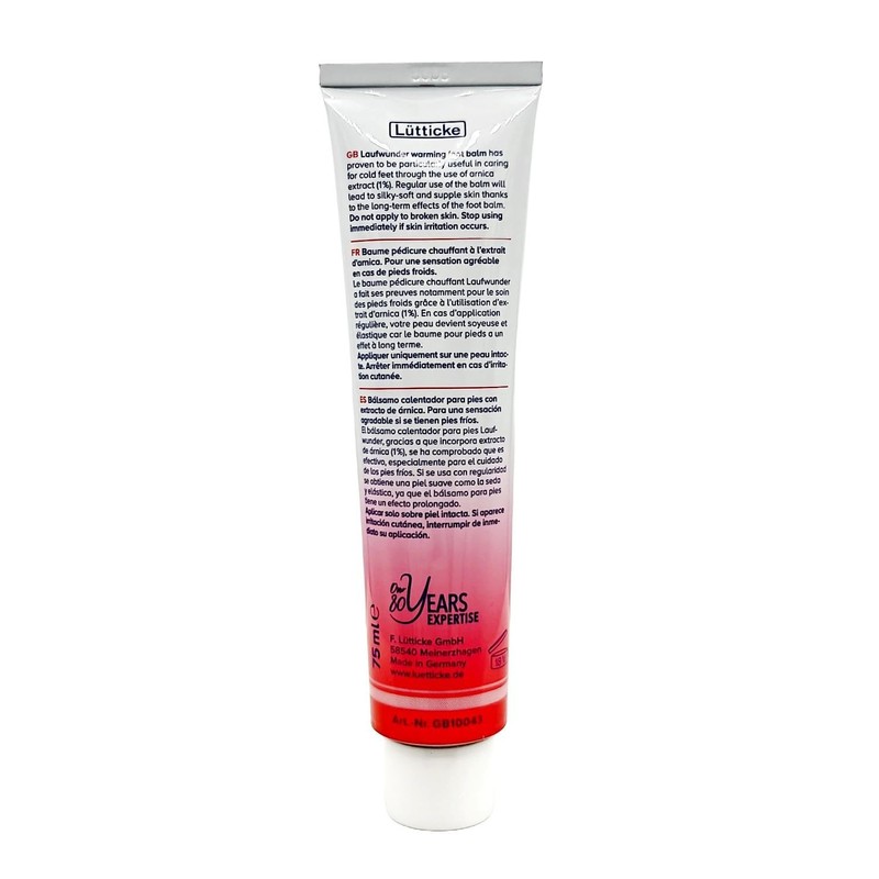 Laufwunder Warming Foot Balm 75ml - Moisturising Warming Cream with