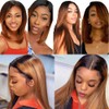 1B30 Bundles Ombre Straight Human Hair Bundles Two Tone Black