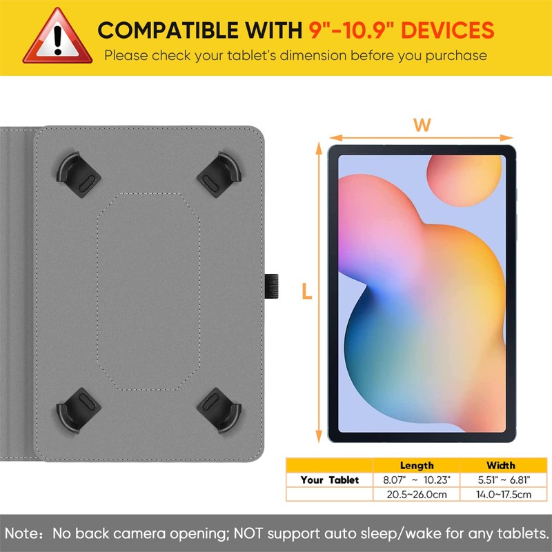 Fintie Tablet Universal Case for HotLight 10 Inch/Blackview Tab90/Honor Pad