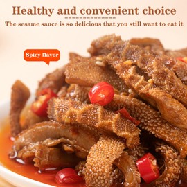 Spicy Vegetarian Konjac, 20 Bags Spicy Crispy And Juicy Konjac, Exploding Juicy Golden Vegetarian Latiao, Low Calorie Chinese Special Snacks, Sesame Sauce And Spicy Flavor Mixed