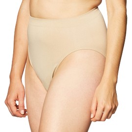 Bali womens Comfort Revolution Seamless Hicut briefs underwear, 1 Pack - Nude, 11 US
