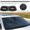 YOFAMO Car Front Windshield Sun Shade Foldable Sunshade Protector Custom