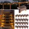 GIGALUMI Led Solar Deck Lights, 20 Pack Waterproof for Outdoor