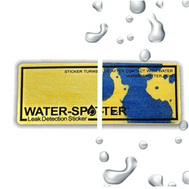 Generic Water-Spotter Leak Detection Sticker, Easily Locate Intermittent and Hard-to-Find Leaks, Turns Blue with Water Contact, WS001