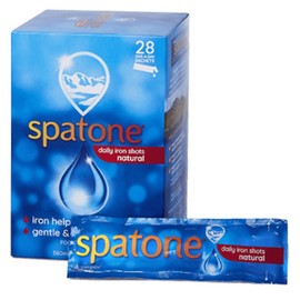 Spatone Iron Supplement, 100% Natural Liquid Iron, 28 Sachet Servings, 700ml (28 x 25ml Liquid Sachets) / Apple