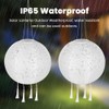 HOTUT Solar Lights Outdoor Garden, 2 Pack 10in Hanging Solar