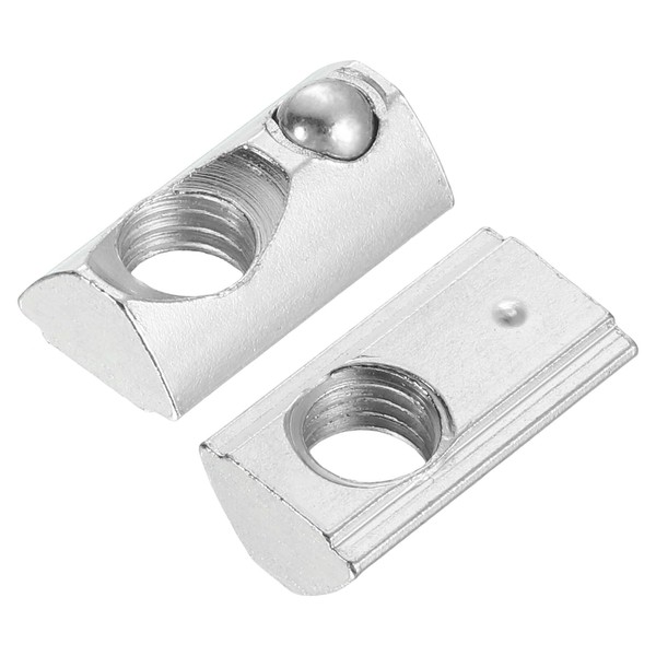 uxcell M8 t Spring Nut, 25 Pcs 3030 Series Half