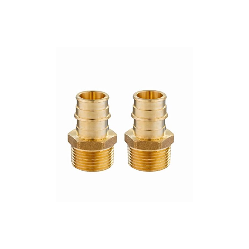 (Pack of 2) EFIELD Pex A Full Flow Expansion Brass