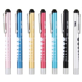 IMG ソフトLEDペンライト 瞳孔計付 ノック式 医療 (ブラック)