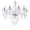 Ridgeyard Modern Luxurious K9 Crystal Chandelier Candle Cognac Pendant Lamp