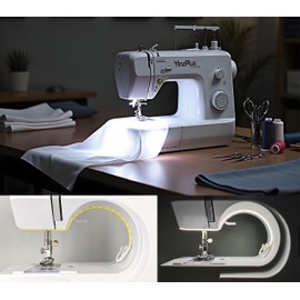 YinzPlus LED Sewing Machine Light Strip Stick On | Eye Protection | Easy Install | High Brightness 11.77 Inch Dimmable and Cutable