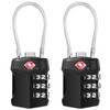 Blendura TSA Approved Luggage Locks, 2 Pack TSA Suitcase Locks,