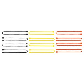 Original Reusable Silicone Twist Tie Wire, 6in, Assorted Colors, Computer Wire Management, Silicone Cable Ties Reusable, Cord Storage Straps, Reusable Zip Tie Organizer, Cord Ties for Charging Cables