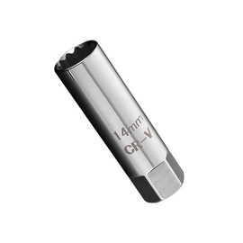 14MM Plug Wrench Set - Durable with Built-in Inner Metal Liner to Protect Spark Plugs - Ideal for Auto Repair, Motorcycle Engine Spark Repair, and Mechanical Maintenance with Universal Joint