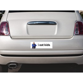 Bertram I Eat Kids Gen Z Meme Bumper Sticker Magnet Car Decal for New Drivers and Adults