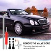 Tyre Valve Remover, 43 Pieces, Tyre Valve Core Tool Set