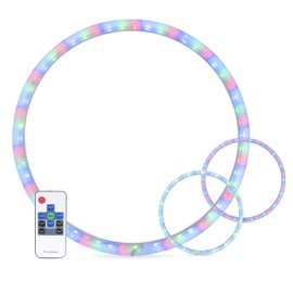 BELVA BSA10LED Universal 10-inch RGB LED Subwoofer Light Ring with Remote (1 Ring)