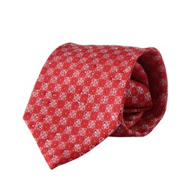 The Shirt Studio Red Flower Cubic Automatic Tie