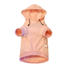 i-Pets Pet Clothes, Dog Stylish Sweater with Hoodies and Pocket Fashion Outfit (Pink Dots) (Small)