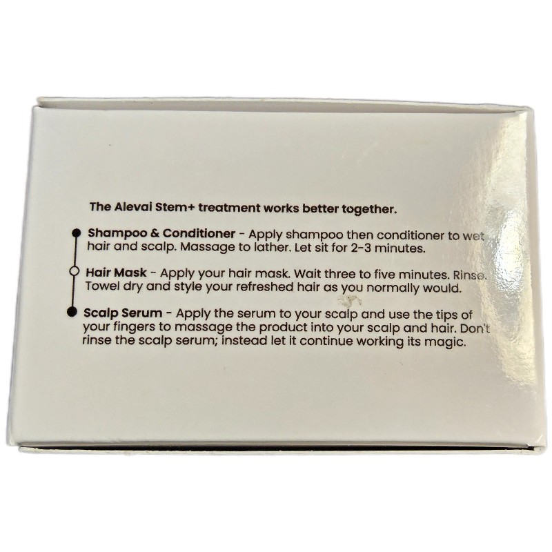 ALEVAI Stem+ Hydrating Hair Mask for Damaged, Curly, and Color-Treated