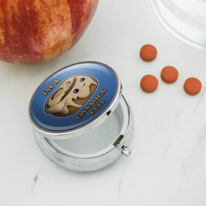 I'm A Cinnamon Roll Kawaii Pill Case Trinket Gift Box