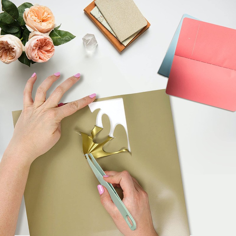 KINGFINGER Craft Vinyl Weeding Tools Set,Precision Craft Vinyl Tools Kit,Weeding