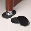 Ezprotekt Large Furniture Sliders for Carpet, 8 Pack 9 1/2"