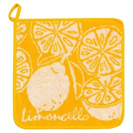 Kracht Kitchen Textiles Limoncello Terry Pot Holder 22 x 22 cm Yellow Pack of 2