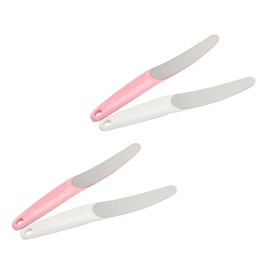 IWOWHERO Manicure Tools Kit 4pcs Nail Rubbing Tools Gentle Nail Buffers Sturdy Easy Maintenance Random Color