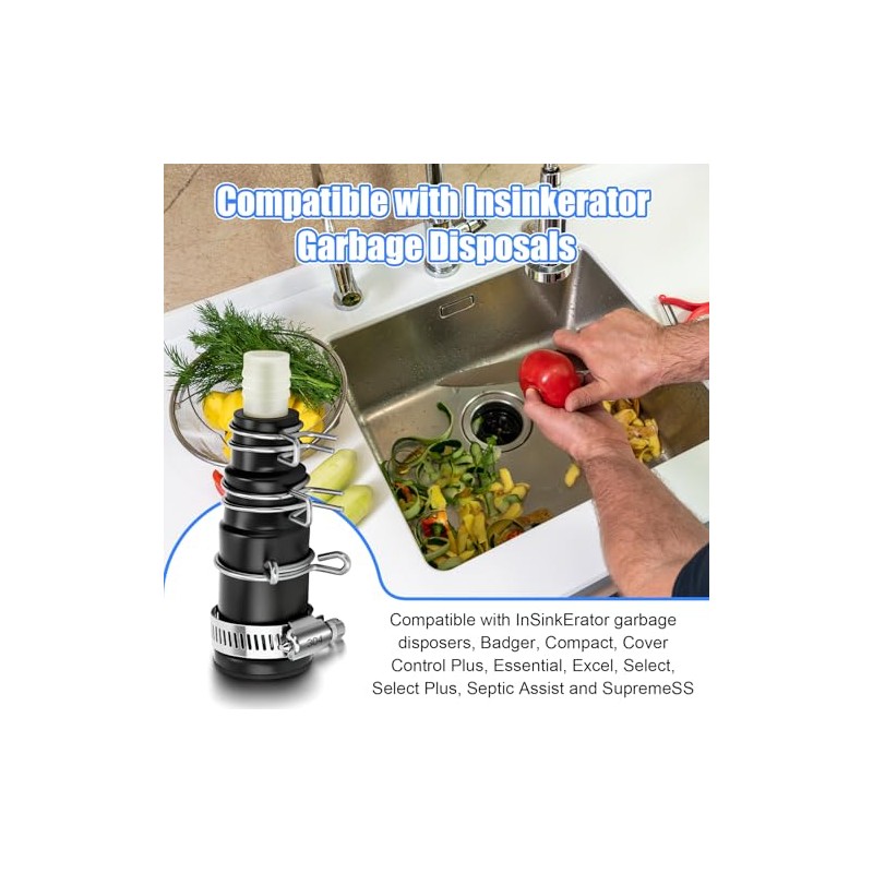 Dreyoo 1 Set Dishwasher Drain Hose Adapter Compatible with Insinkerator
